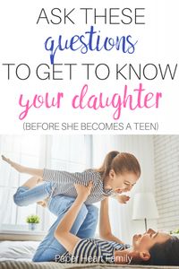 If you are looking for get to know you questions for kids, these questions that are directed specifically toward daughters are perfect for becoming even closer with your child. Make this a part of your daily routine. It's something that you and your daughter will look forward to. You can also download the printable mommy and me journal too! #family #daughters #momlife