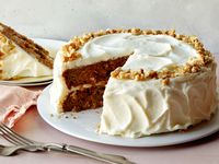 This fluffy vegan carrot cake has warm hints of cinnamon, nutmeg and ginger, plus an extra-generous portion of shredded carrots for sweetness and moisture. The layers are satisfyingly tall, thanks to applesauce, which reacts with the baking soda and baking powder to help the cake rise. Eggs typically add structure to baked goods, but this recipe has enough flour and shredded carrots to compensate.