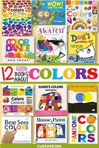 Books about colors for Preschool, Pre-K and Kindergarten - KIDSPARKZ