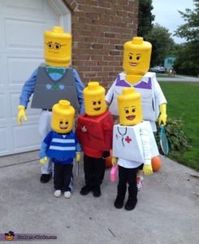 diy lego family costumes