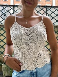 Ravelry: Secret Garden Top pattern by Marina Goldaté