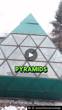 14K reactions · 3.4K shares | Pyramid structures, with their wide bases and narrow tops, have unique energy properties. Their shape can harness and amplify natural energy fields, potentially aiding in preservation and promoting healing. This concept is linked to the idea that the pyramid’s geometry can focus and stabilize cosmic and terrestrial energies, although scientific evidence supporting these claims is limited.  #EARLYSUMMER  #Repost @ancienthistoryknowledge with @use.repost ・・・ Experimenting With Pyramid Structures. #billycarson #Science #ancient #History #knowledge | $HOCK MEDUSA | ancienthistoryknowledge · Original audio