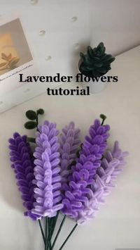 handmade flowers, lavender, lavender flower tutorial, handmade gift ideas, gift ideas, simple gifts, simple handmade, arts and crafts, simple crafts, birthday gifts, flowers, flower crafts, flower presents