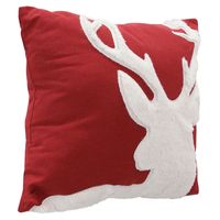 DEER RED PILLOW18