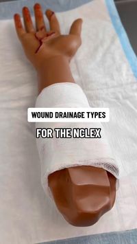 Wound Drainage Types 🩹❤️‍🩹 🤍 Serous: Clear, watery discharge ❤️ Sanguineous: Bloody discharge 🩷 Serosanguineous: Blood + water 💚 Purulent: Infected discharge 👉 What is serous drainage? It is PLASMA without proteins. Plasma is the liquid part of your blood. ⚠️ NCLEX Tip: Diabetic patients should be monitored regularly for pressure sores and wounds due to peripheral neuropathy and slowed wound healing. Happy Studying! XO Nurse Amanda ❤️ #nursingtips #nursingnotes #woundtypes #wounddrainage #woundsnursing #nursingwounds #nursingschool #nursingschoolnotes #nclex #nclextips #nclexprep #nclexnotes #beautifulnursing