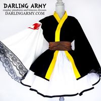 Natsu Dragneel Fairy Tail Cosplay Kimono Dress Wa Lolita | Darling Army