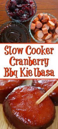 Slow Cooker Cranberry Bbq Kielbasa Recipe - Cook Eat Go