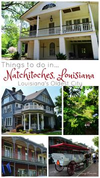 From beautiful bed and breakfasts to old plantation houses, there are lots of fun things to do and beautiful, historic sights to see when visiting Natchitoches, Louisiana!