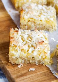 Pineapple Coconut Bars