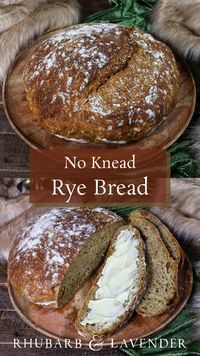 Experience the charm of rustic baking with this no-knead rye bread, subtly sweetened with molasses for a touch of warmth. Inspired by the robust flavors of the Kingdom of Rohan from JRR Tolkien's The Lord of the Rings, this hearty loaf is perfect for those who appreciate a simple yet satisfying bread. Enjoy it fresh from the oven, slathered with butter for a truly comforting treat.