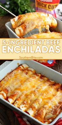 5 Ingredient Beef Enchiladas