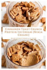 Indulge in a guilt-free delight with our Cinnamon Toast Crunch Protein Ice Cream made effortlessly with the Ninja Creami. This creamy and protein-packed frozen treat combines the nostalgic flavor of Cinnamon Toast Crunch with the convenience of a Ninja Creami machine, delivering a delightful dessert experience.