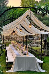 Nothing makes your wedding or reception more magical than the perfect lighting. Dance or dine under a beautiful canopy of fairy lights from Ollny.