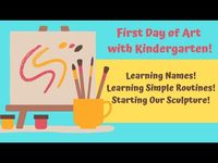 How to Teach Kindergarten: Second Day of Art! - YouTube