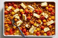 Sheet-Pan Feta With Chickpeas and Tomatoes Recipe - NYT Cooking