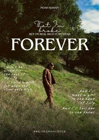 Forever, Noah Kahan, indie folk, emotional ballad, heartfelt song, singer-songwriter, introspective lyrics, acoustic track, indie artist, Vermont, Noah Kahan music, touching song, folk-pop, relatable lyrics, must-listen, deep emotions, meaningful music.