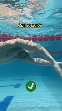 Rotation is key to efficient swimming  Credit Erick Martínez, Swimming coach