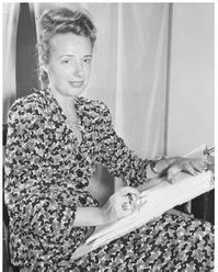 Claire McCardell was the first American designer to launch a RTW (Ready To Wear) line. She is also responsible for the wrap dress as well as the infamous pot holder dress.