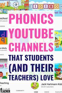 Phonics instruction is an important part of learning to read. Preschool, kindergarten and first grade students will have a lot of fun practicing all of these important skills with videos from the best phonics channels on YouTube! Reinforce skills and encourage repetition as you watch!