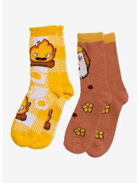 Studio Ghibli® Howl's Moving Castle Calcifer & Heen Cozy Socks