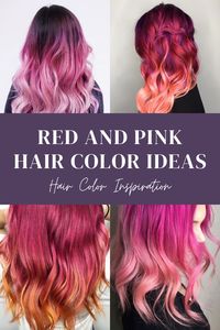 Dreaming about red and pink hair? This beautiful hair color is having its moment and we took the time to find some of the best examples on how to pull of this head-turning color combination.