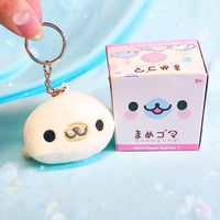 NEW Mamegoma Plush Keychain Blind Boxes have arrived! 💙 These little seals can fit in the palm of your hand. Check them out in store and online on JapanLA.com! #mamegoma #blindbox #sanx