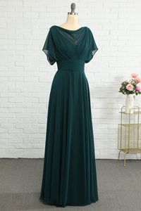 ZAPAKA Women Mother of Bride Dress Green Chiffon A-Line Wedding Party Dress – ZAPAKA AU