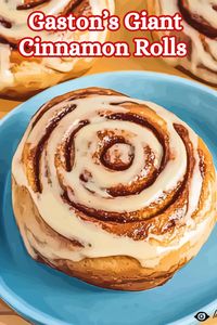 Oh, let me tell you about Gaston's Giant Cinnamon Rolls! They're the perfect weekend treat that will make your family jump for joy! These fluffy rolls are packed with warm cinnamon and a sweet, gooey filling that just melts in your mouth. I made them last Sunday, and the kids couldn't get enough! Honestly, I think I could make these every weekend and never get tired of them. The best part? Drizzling cream cheese frosting on top! Trust me, you’ll want to savor every bite. So gather your ingredients—flour, butter, sugar, and those lovely spices, and let’s get baking! Your kitchen will smell divine! 

#CinnamonRolls #BakingFun #WeekendTreat