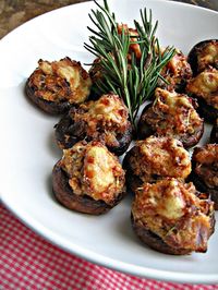 Angel’s Stuffed Mushrooms