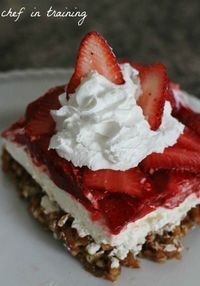 Strawberry Pretzel Jello salad