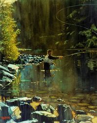 Saatchi Art is pleased to offer the Art Print, "Sold - Fly Fishing," by todd doney. Art prints are available from $40 USD. Archival inks on Fine Art Paper. Size is 10 H x 8 W in.