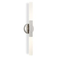 Polished Nickel / Frosted Acrylic Thadeo Double Sconce