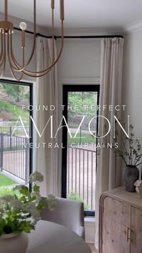 Amazon neutral, ready to order pinch pleat curtains around $50/pair! This is the color Natural and I have the 38”x102” for my bay windows with 9’ ceilings. I ordered SO many options and these were by far my favorite and that perfect neutral color! Linked the rest of my breakfast nook decor here for you! #LTKStyleTip#LTKHome#LTKFindsUnder100