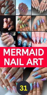 Mermaid Nail Art is all about using designs simple with creative lines and dots to enhance your nails. Perfect for short nails, this summer look includes designs triangles and color combos to bring out the best of your nails. Whether you prefer square or almond shapes, lines pink and designs negative space add a unique touch to any manicure.