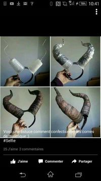 That's a cool to make Maleficent horns