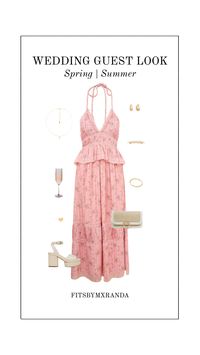 Wedding Guest Look | #outfitinspo #spring #wedding #weddingguest #outfit #fashion