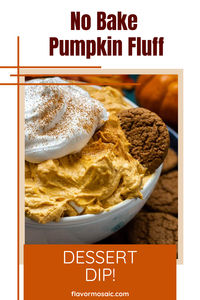 Creamy, spiced, and irresistibly smooth, this No Bake Pumpkin Fluff Dessert Dip is your new go-to fall treat. Perfect for gatherings or a cozy night in, it combines pumpkin puree, vanilla pudding, and whipped topping for a quick and easy dip. Fold in mini marshmallows for a fun twist, and serve with graham crackers or apple slices.