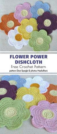 Blooming Crochet Dishcloths | Your Crochet