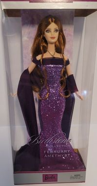 2003 February Amethyst Red Hair Barbie Doll Birthstone Collection 27084029673 | eBay