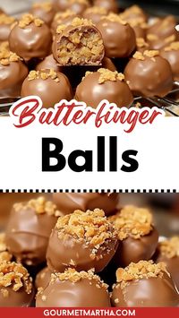 Love Butterfinger? These no-bake Butterfinger Balls are the perfect bite-sized treat, blending creamy peanut butter, crunchy Butterfinger pieces, and rich chocolate. Ideal for holidays, parties, or an anytime snack, these are simple to make and irresistible! Get the recipe and start cooking today #ButterfingerBalls #NoBakeTreat #EasyDesserts #HolidayBaking #PeanutButterLovers #ChocolateDesserts #SweetTreats #PartySnacks #YummyDesserts #SimpleRecipes