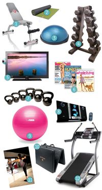 wish list—the ultimate home gym « Fitness « already have a few of these items....add a punching bag and I'd be set!! Lol