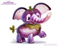 Daily Paint 2398. Eleggplant by https://www.deviantart.com/cryptid-creations on @DeviantArt