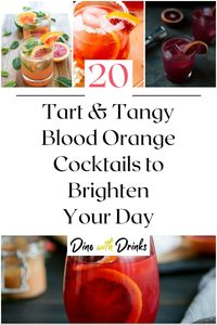 🍹🍊🌞 Brighten up your day with these 20 tart & tangy blood orange cocktails! 🌴🍸 Perfect for any occasion, from brunch to happy hour. 🍹🍊 Mix up something delicious and refreshing with this collection of recipes. 🍹🍊 #bloodorangecocktails #cocktailrecipes #mixology #happyhour #brunch #drinkswithfriends #tartandtangy #refreshing #summerdrinks #cocktailhour