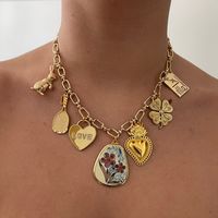 Gold Chunky Custom Charm Necklace – The Sage Vintage