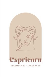 This delicate, elegant Capricorn goddess print makes the perfect gift for any Capricorn (even yourself)! Pair it with your moon and rising signs for a beautiful triptych!