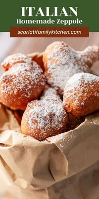 Zeppole are fried pieces of dough, made from scratch with 8 simple ingredients. These Italian donuts have just a hint of fresh lemon and are perfect for breakfast, a snack or to celebrate St. Joseph’s day.