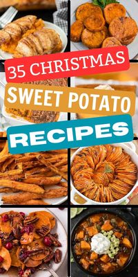 These Christmas Sweet Potato Recipes is the ultimate side dish recipes. These 35 recipes are sure to please your family this holiday. We love the delicious variations to this traditional side dish. Choose one of these casseroles for a delicious recipe that is easy to make with simple ingredients. #christmasonadime #christmassweetpotatoerecipes #sweetpotatorecipes