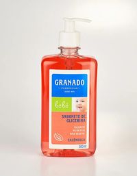 Sabonete Líquido de Glicerina Granado Bebê Calêndula 500ml | Granado Pharmácias