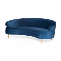 Margo Sofa Navy | Luxe Event Rentals LLC