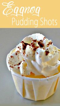 Eggnog Pudding Shots Recipe | Christmas Party Food Ideas | Holiday Entertaining